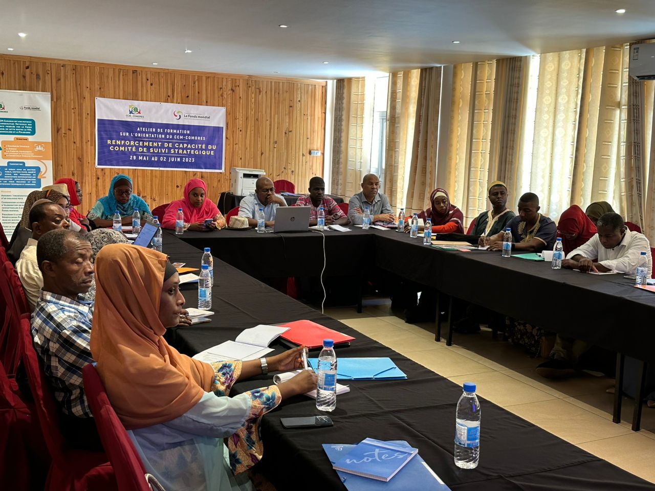 image Les nouveaux membres en formation